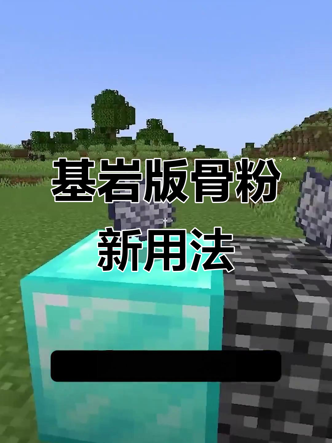 基岩版骨粉隐藏技巧:让花朵翻倍生成