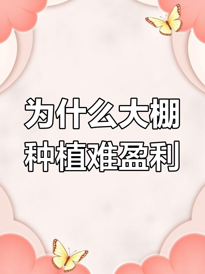 大棚种菜不赚钱?8大原因你中了几条