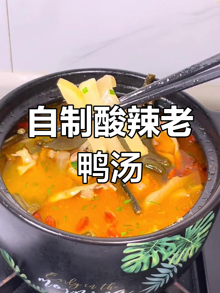 酸萝卜老鸭汤,做法超简单又美味!