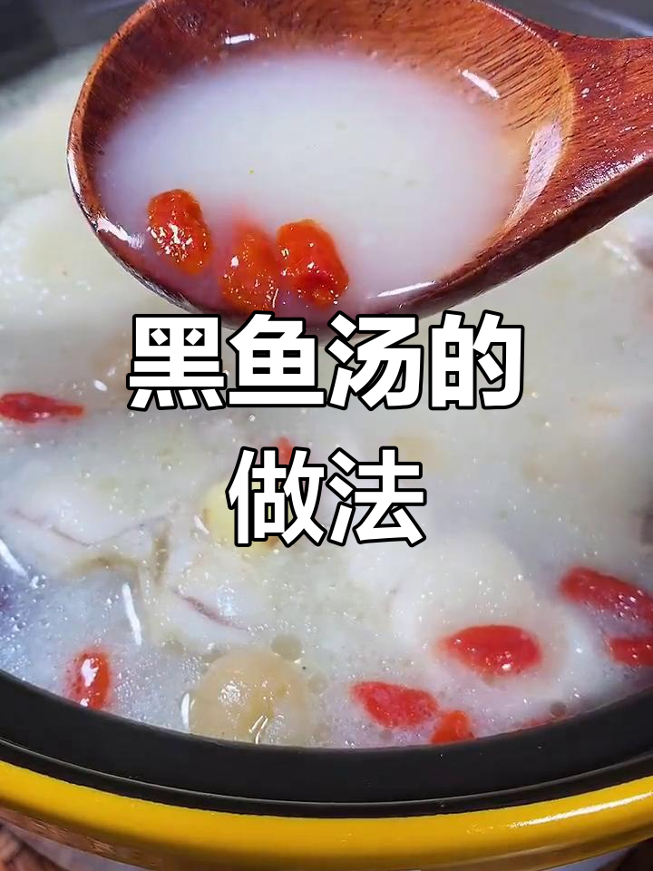 黑鱼汤滋补做法,适合体质弱的人