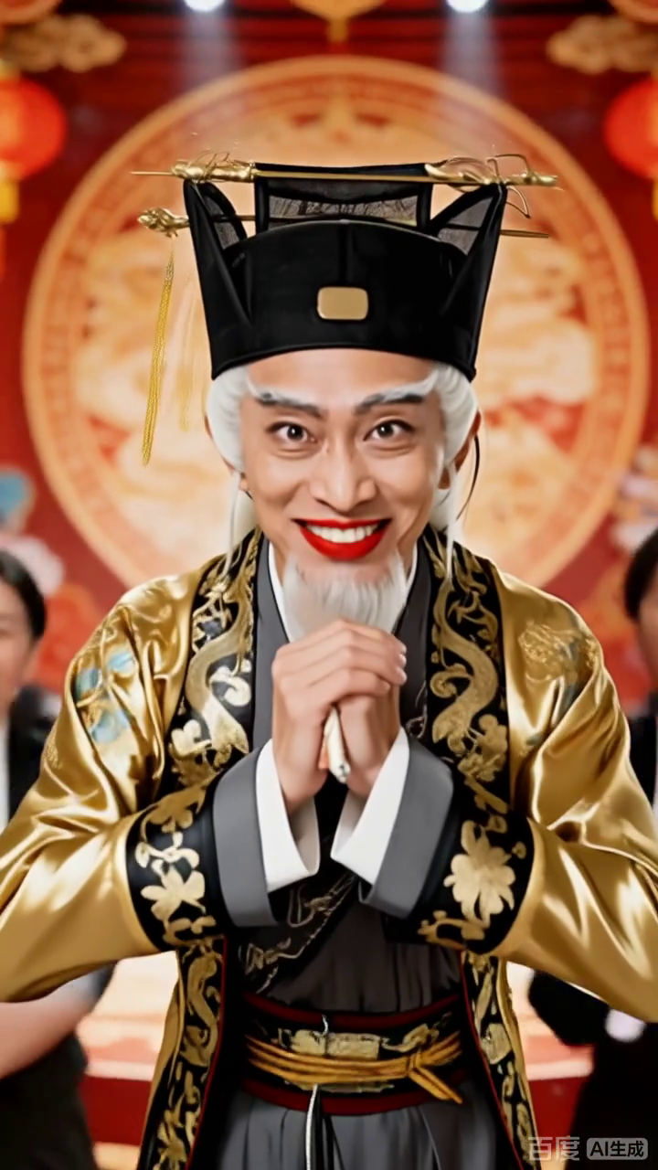 古装大叔笑出表情包