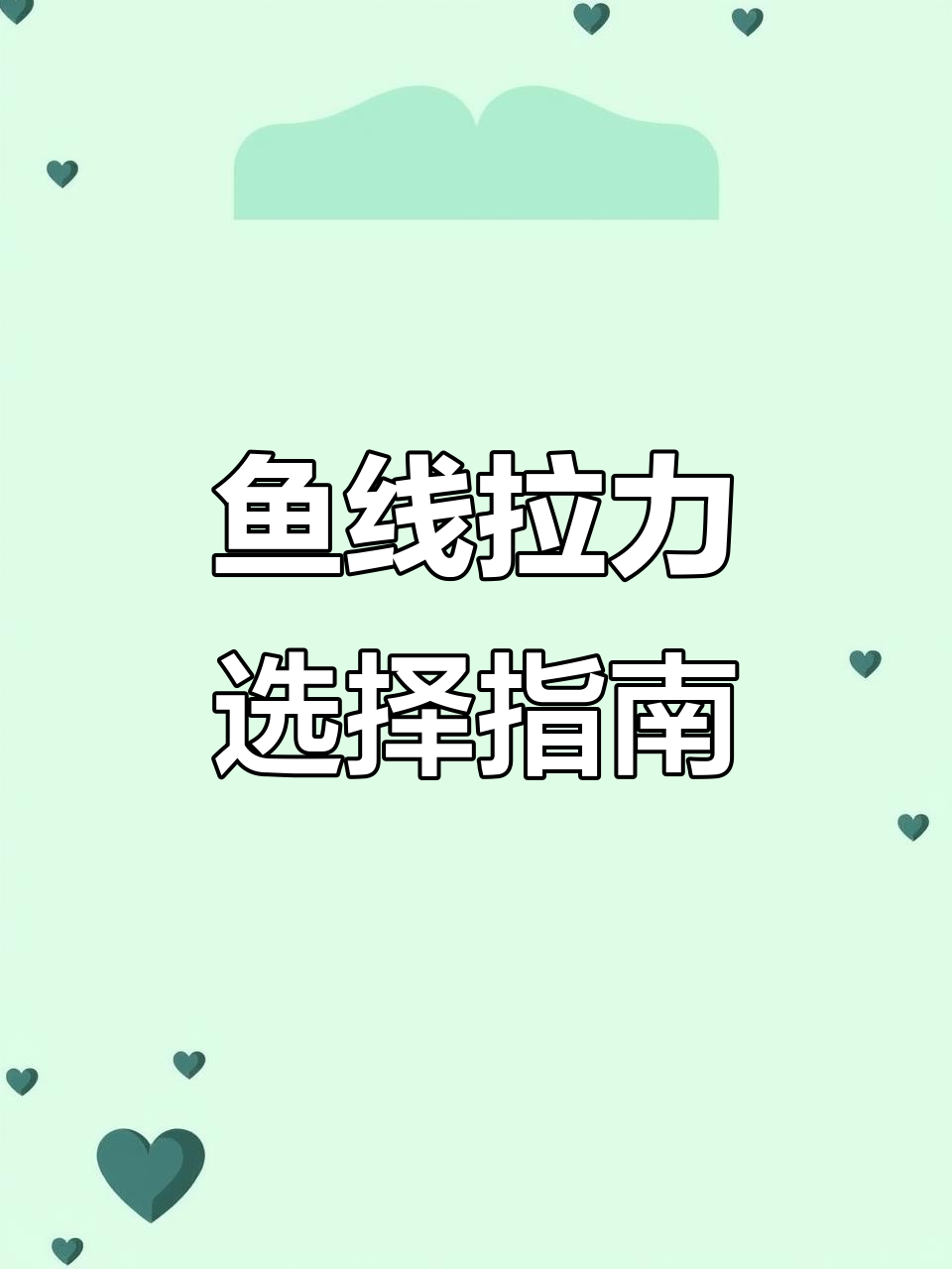 鱼线拉力值全解析,选对主线才能钓大物