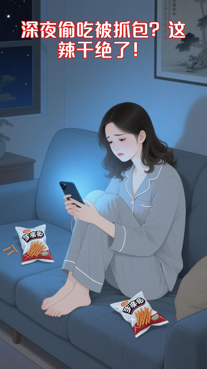 深夜偷吃辣条被抓包,闺蜜推荐的辣味鸡肉干竟是低脂高蛋白!