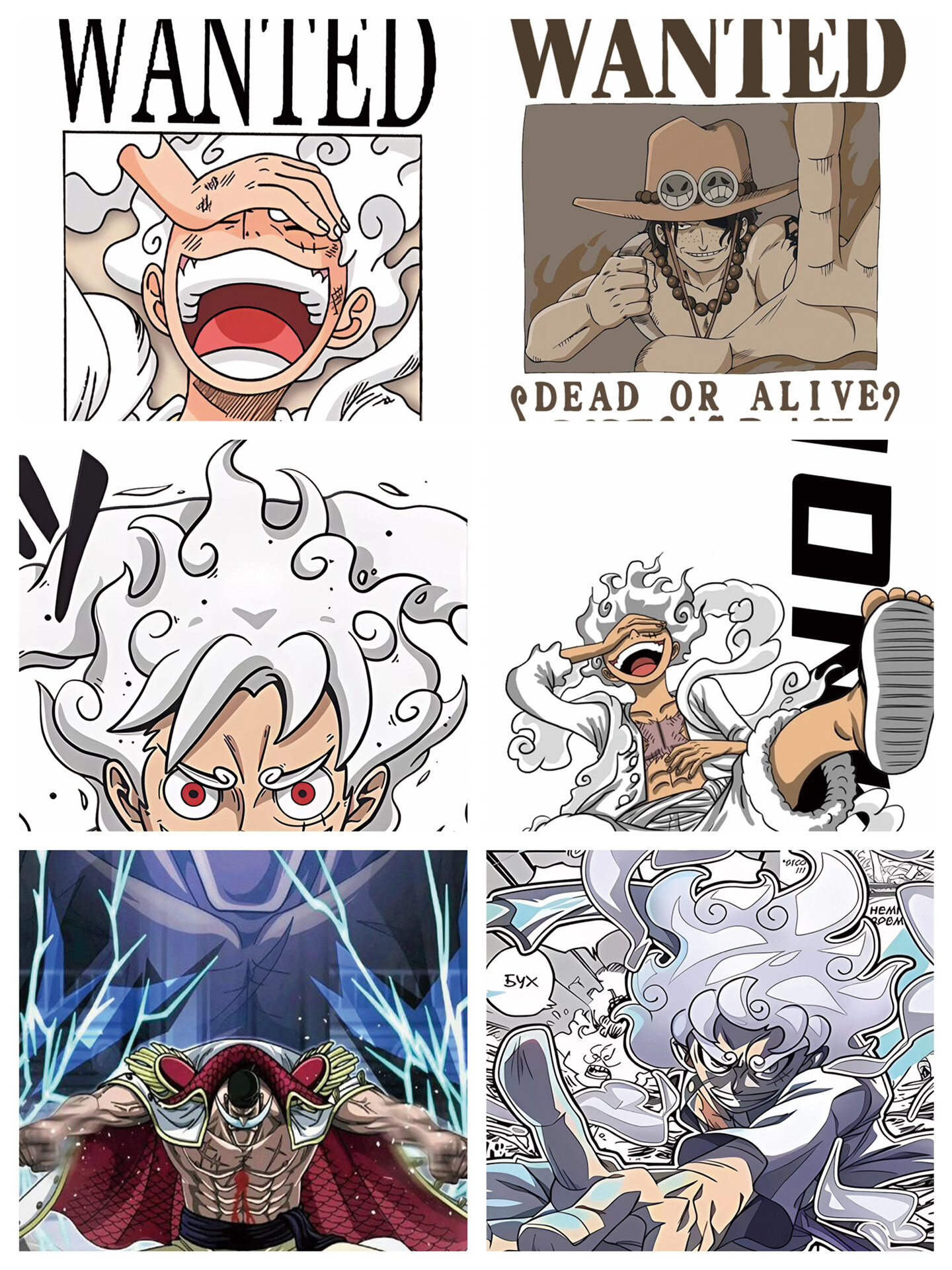 路飞觉醒尼卡果实形态5档太阳神壁纸!