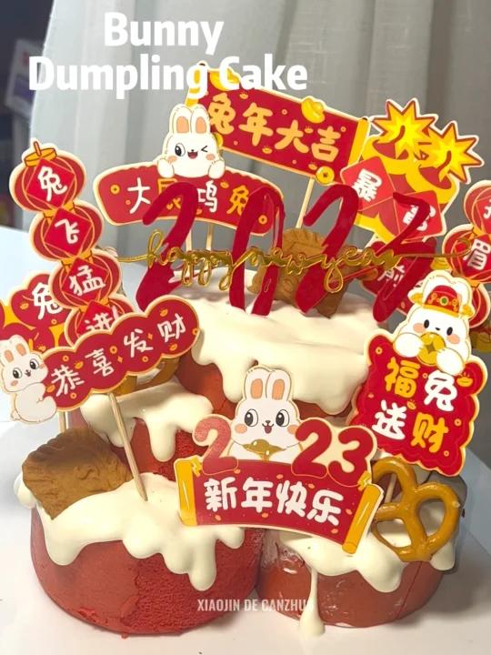 新年必备甜品????红丝绒堆堆乐蛋糕????