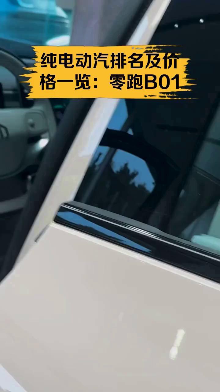 纯电动汽排名及价格一览:零跑B01