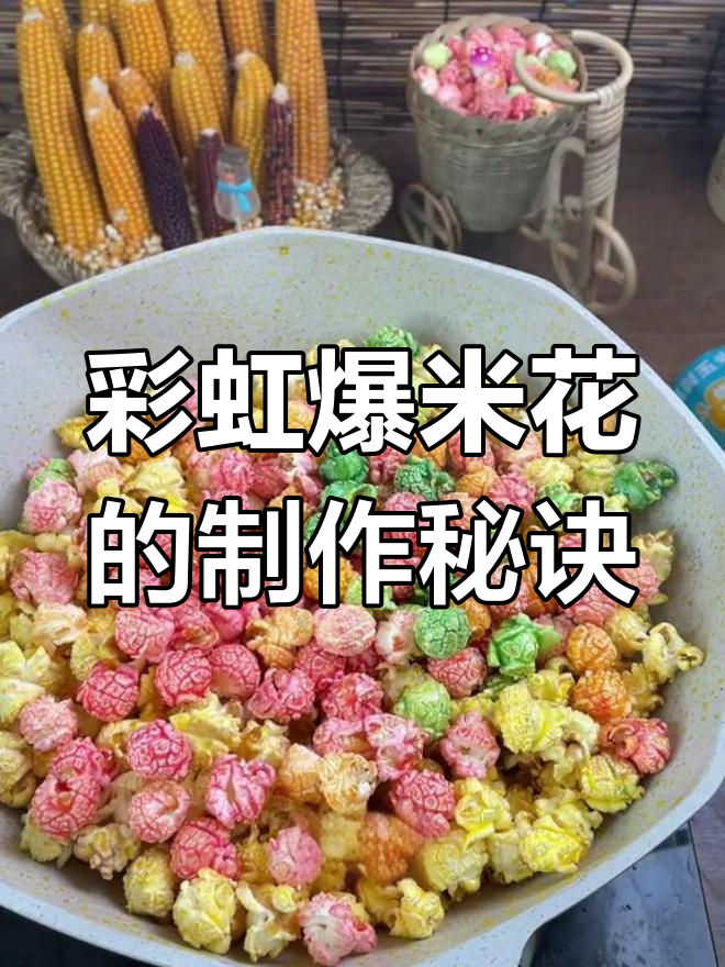 用彩虹糖做爆米花,三步搞定网红美食