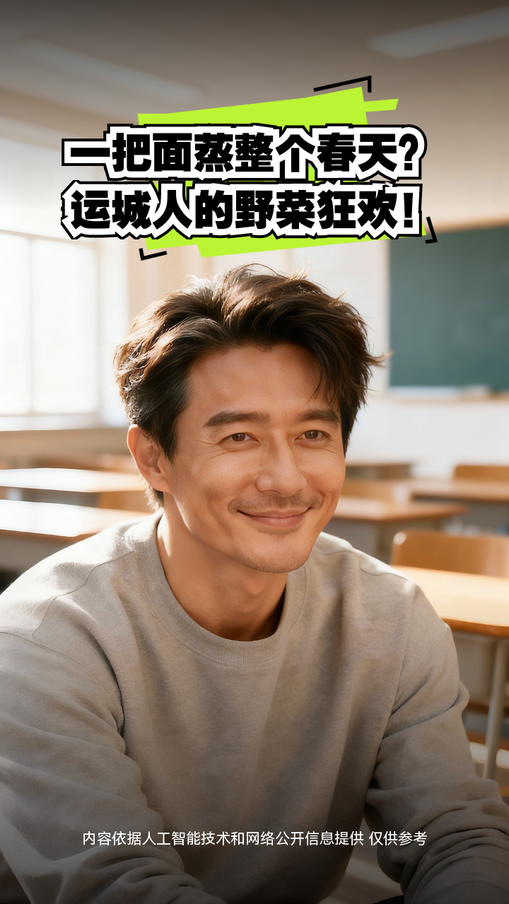一把面蒸整个春天？运城人的野菜狂欢！