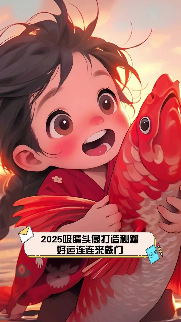 2025吸睛头像打造秘籍,好运连连来敲门