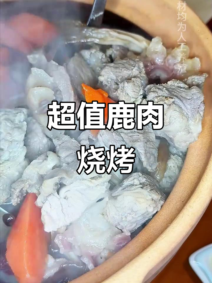 鹿肉烧烤,性价比超高!快来尝尝吧!