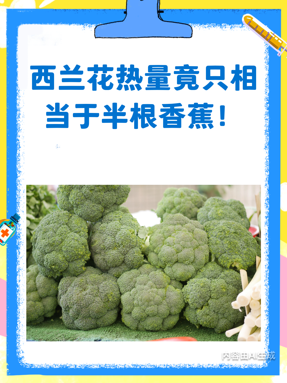 惊讶!一颗西兰花的热量竟然这么低