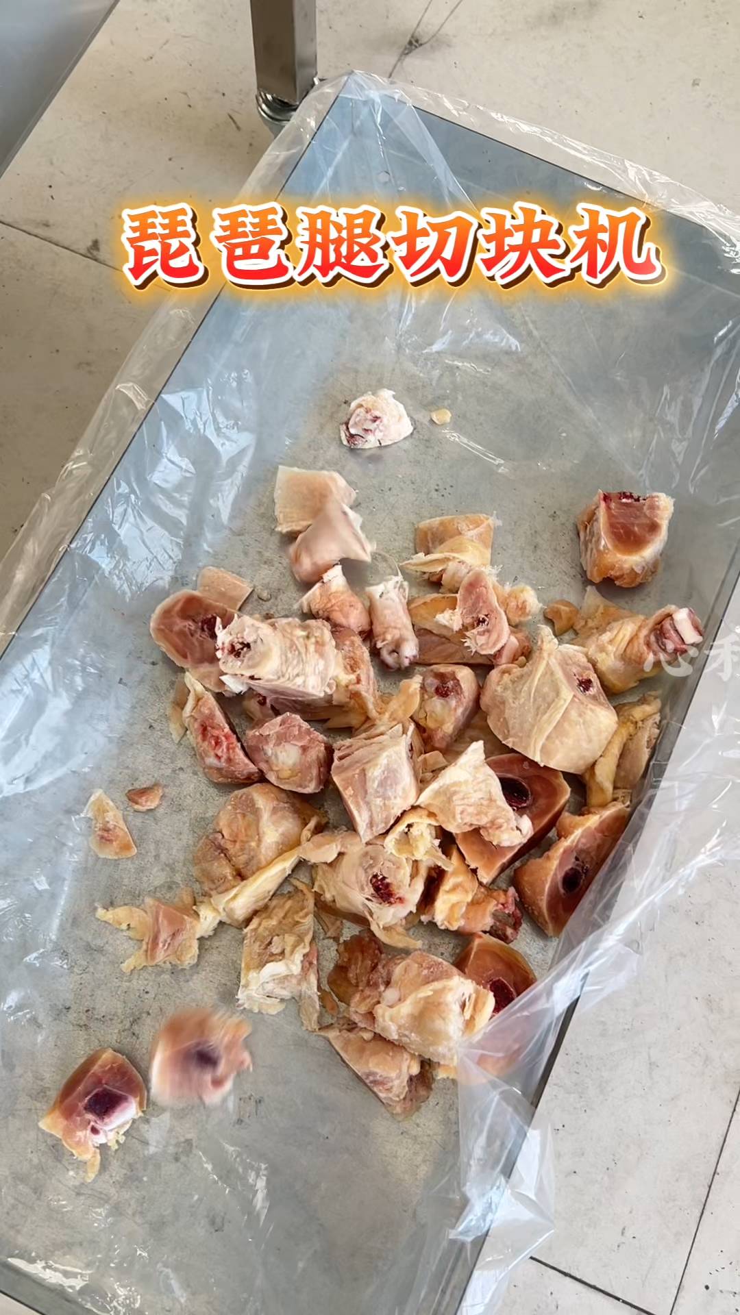 心和不锈钢琵琶腿切块机 鸡腿分块