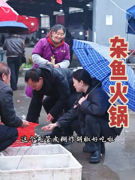 阴雨天气最适合吃杂鱼火锅了,清汤辣味,一口鱼鲜,一口辣汤,这就是地道湖北味道!