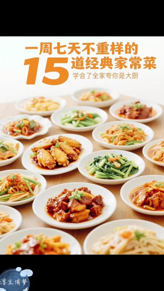 经典家常菜食谱教程大合集