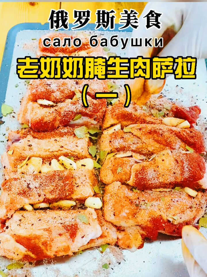 俄式腌生肉萨拉