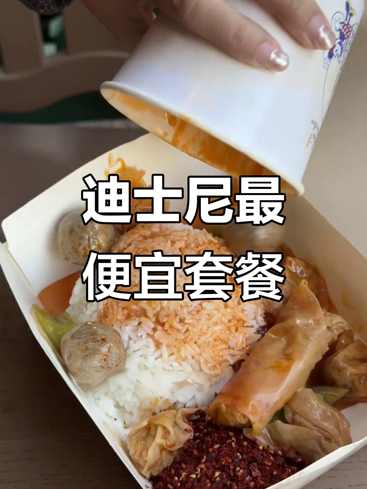 上海迪士尼新穷鬼套餐曝光!酸辣汤配牛肉丸,超值组合来袭