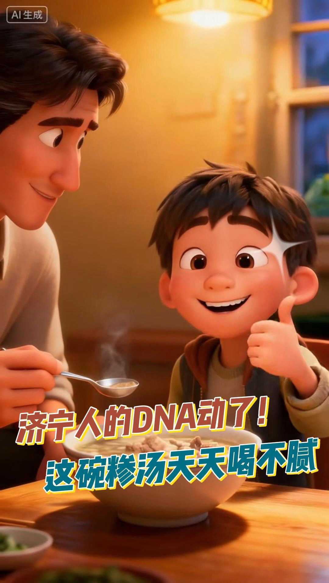 AI上济宁味|济宁人的 DNA 动了!这碗糁汤,天天喝不腻 济宁早市或老街的烟火里,糁汤香