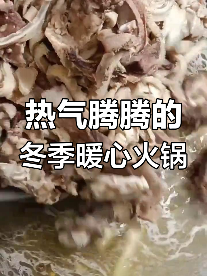 寒冬里,一碗热腾羊杂火锅,温暖每一刻
