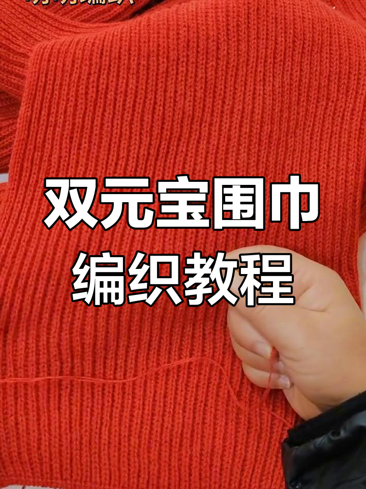 双羽毛针围巾织法全解析,轻松学会这个经典款式