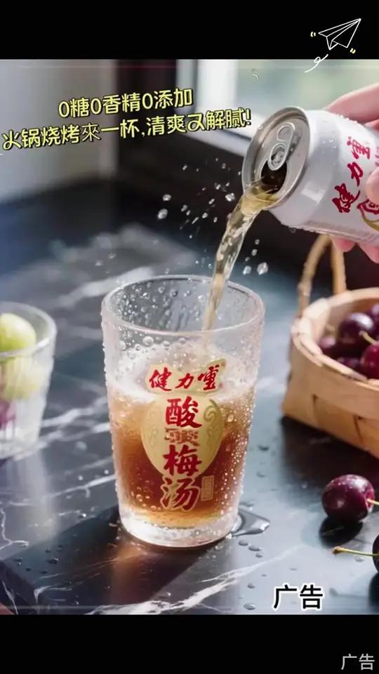 快快快健力宝居然出了酸梅汤饮料,这个价到手一箱15瓶,好喝又划算!它是真正用草本熬出来的酸