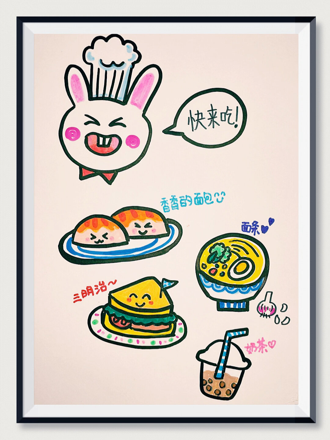 美食简笔画