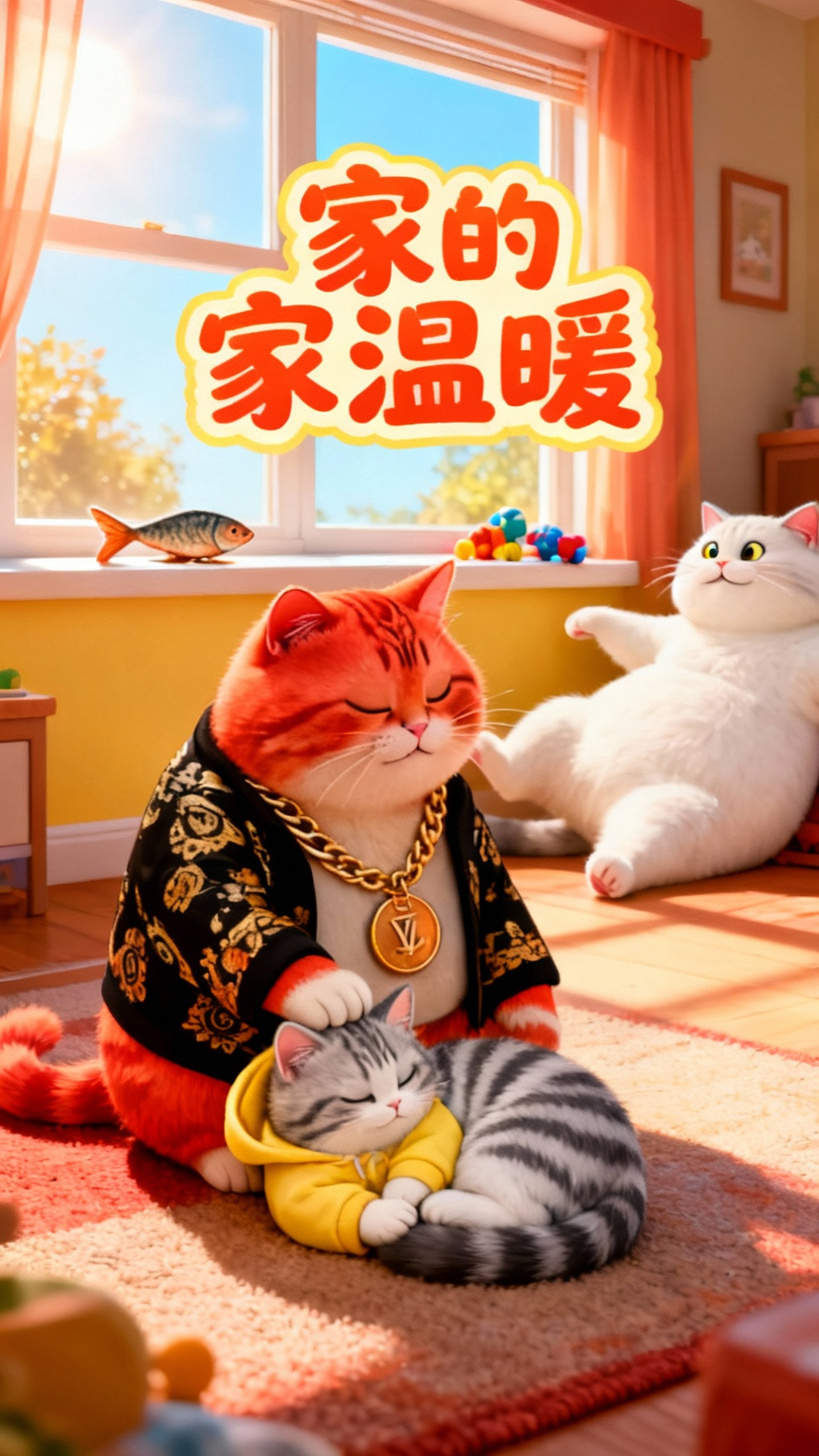 拟人化猫爸妈的温馨日常