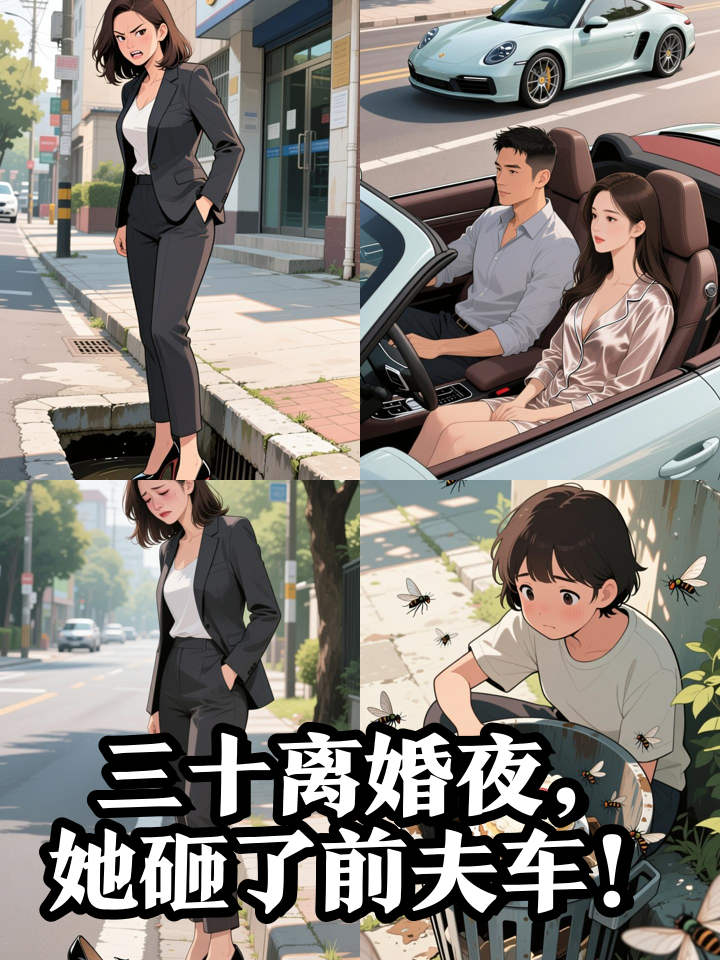 三十岁生日当天离婚,她抡起高跟鞋砸烂前夫的保时捷