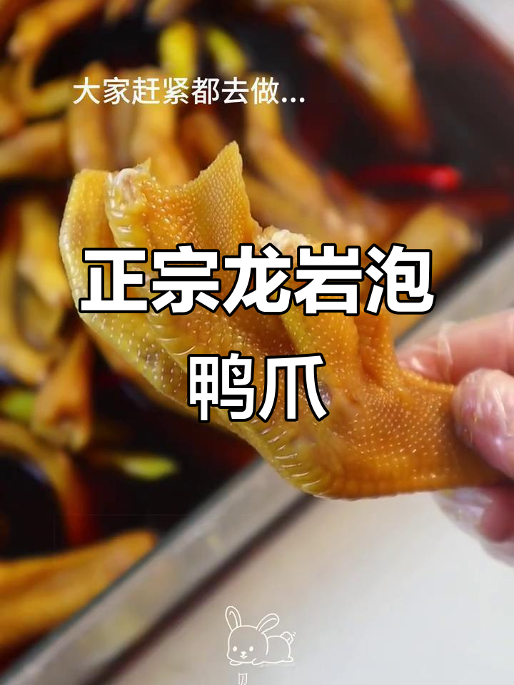 龙岩泡鸭爪秘制配方,学会就能出摊赚钱