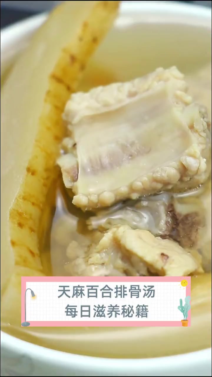 天麻百合排骨汤,每日滋养秘籍