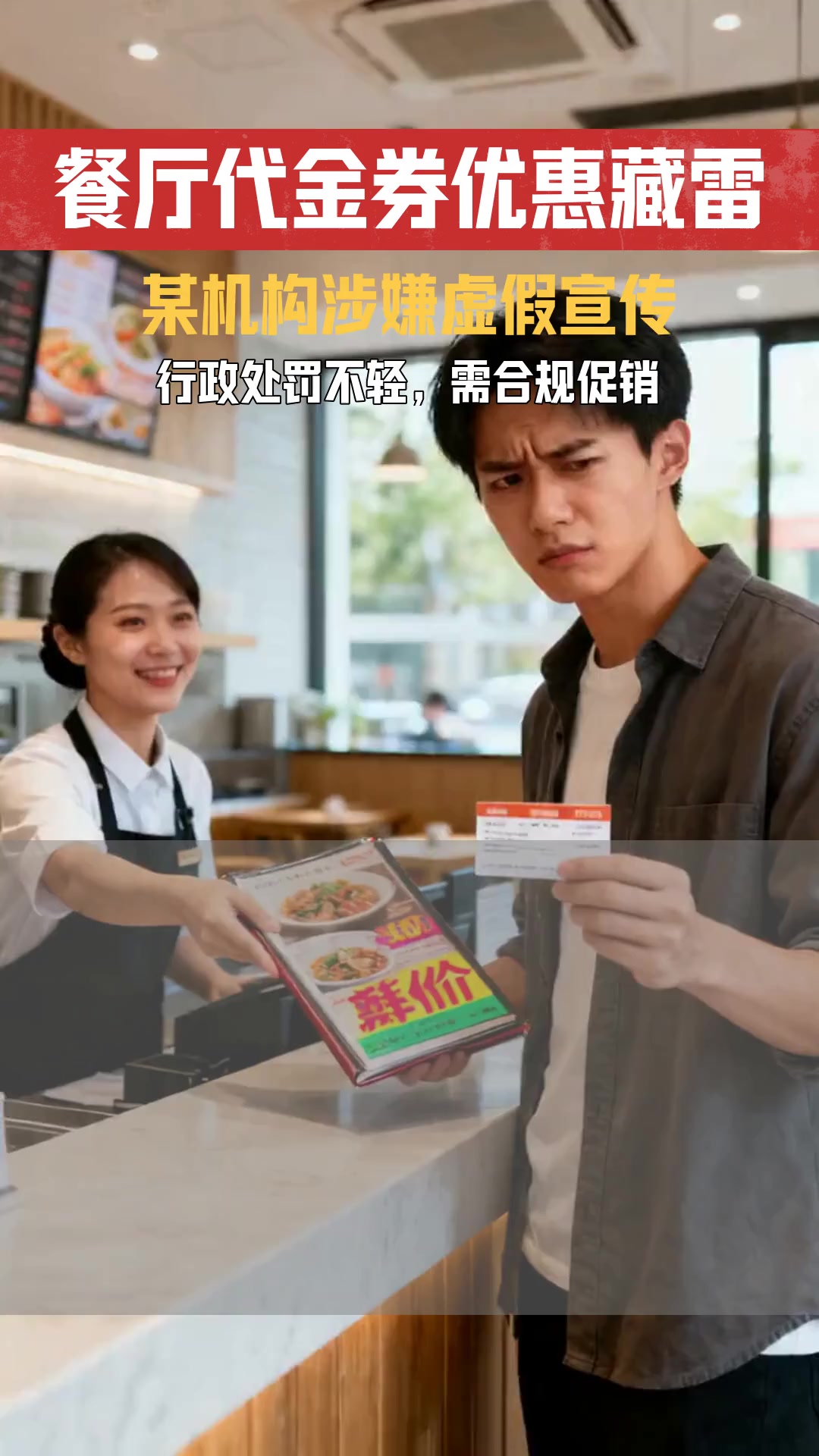 越稽绍兴菜代金券优惠 餐厅宣传行为是否涉及虚假宣传法律问题