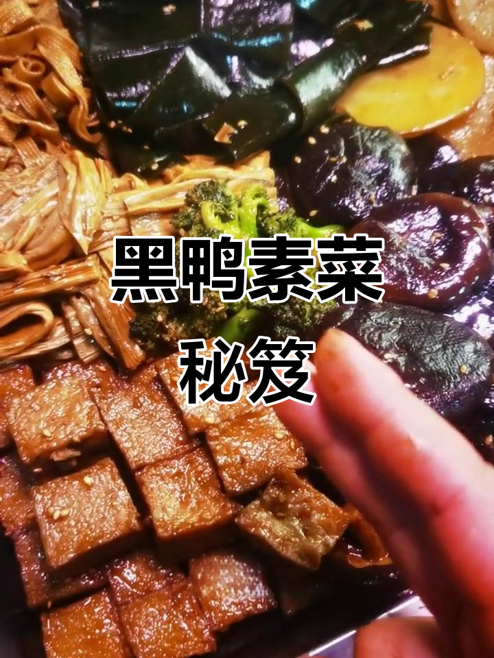 黑鸭素菜,荤素搭配,利润丰厚,醉仙鸭必备美味!