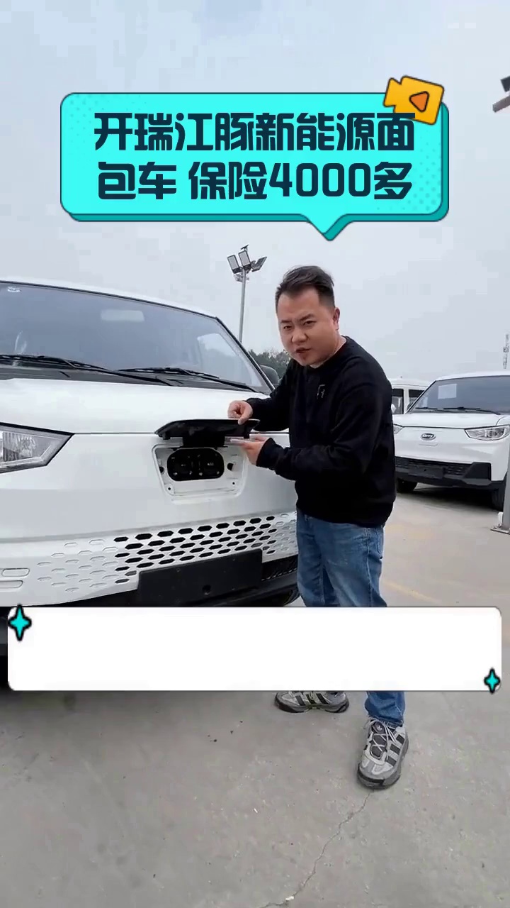 开瑞江豚新能源面包车 保险4000多