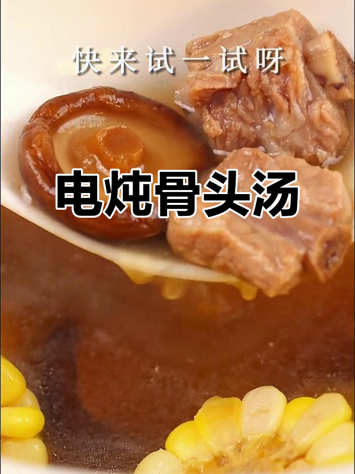 炖排骨汤,白萝卜、玉米搭配最合适!电炖锅轻松搞定
