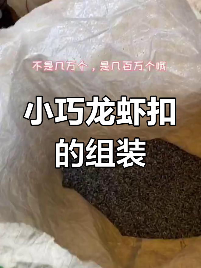 几百万个龙虾扣,如何精准装配?