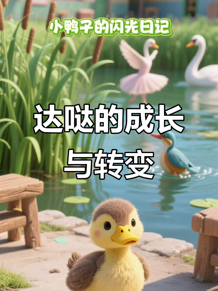 小鸭子的闪光日记:从平凡到发现自己的光芒