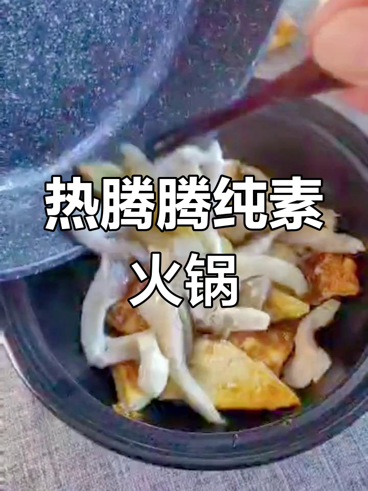 冬季暖心纯素火锅，豆腐、蔬菜一锅煮，低脂又美味