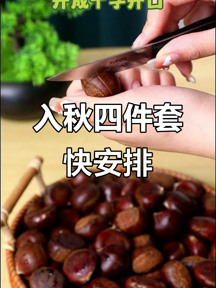 秋天必备!糖炒栗子与空气炸锅的完美搭配