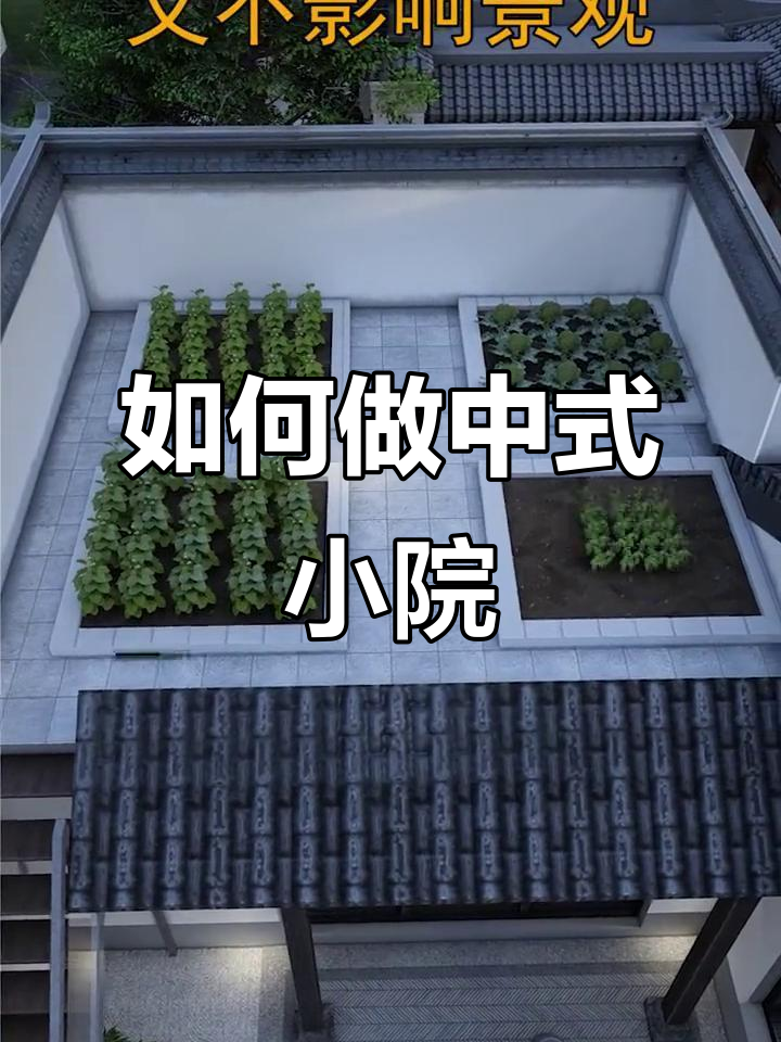 中式小院设计全攻略，打造理想庭院！