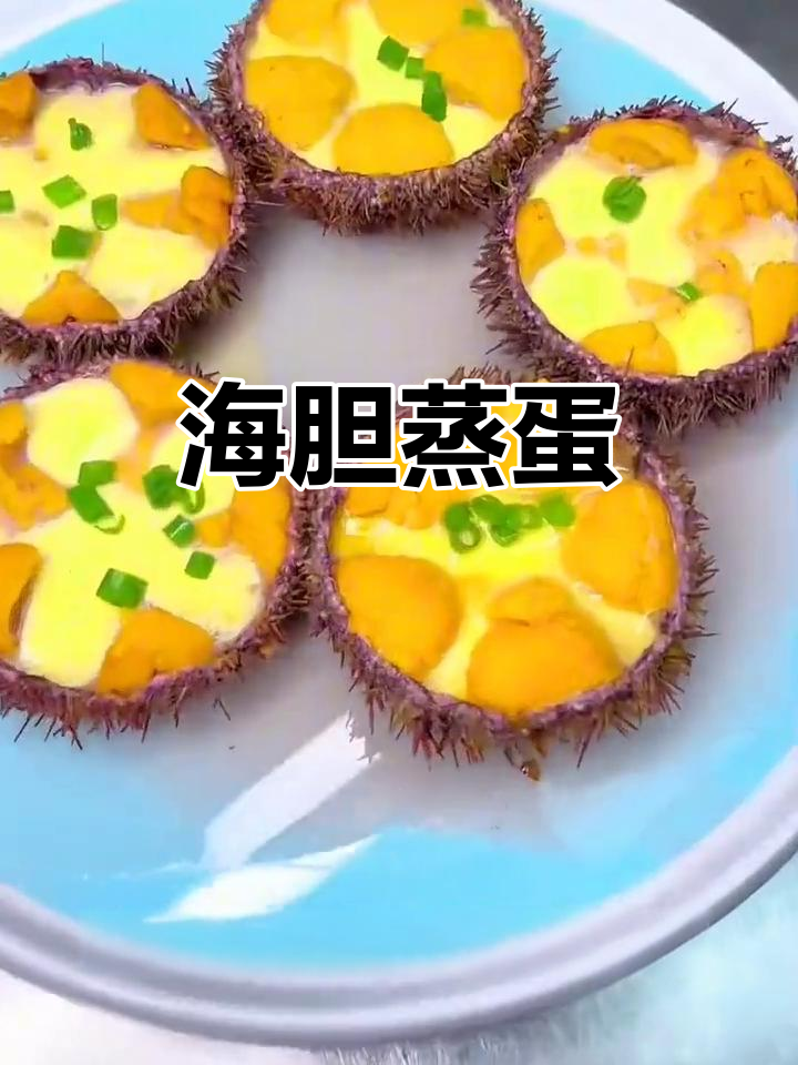 五一尝鲜,海胆蒸蛋,口感丰富,如海洋与烟火交织的温柔