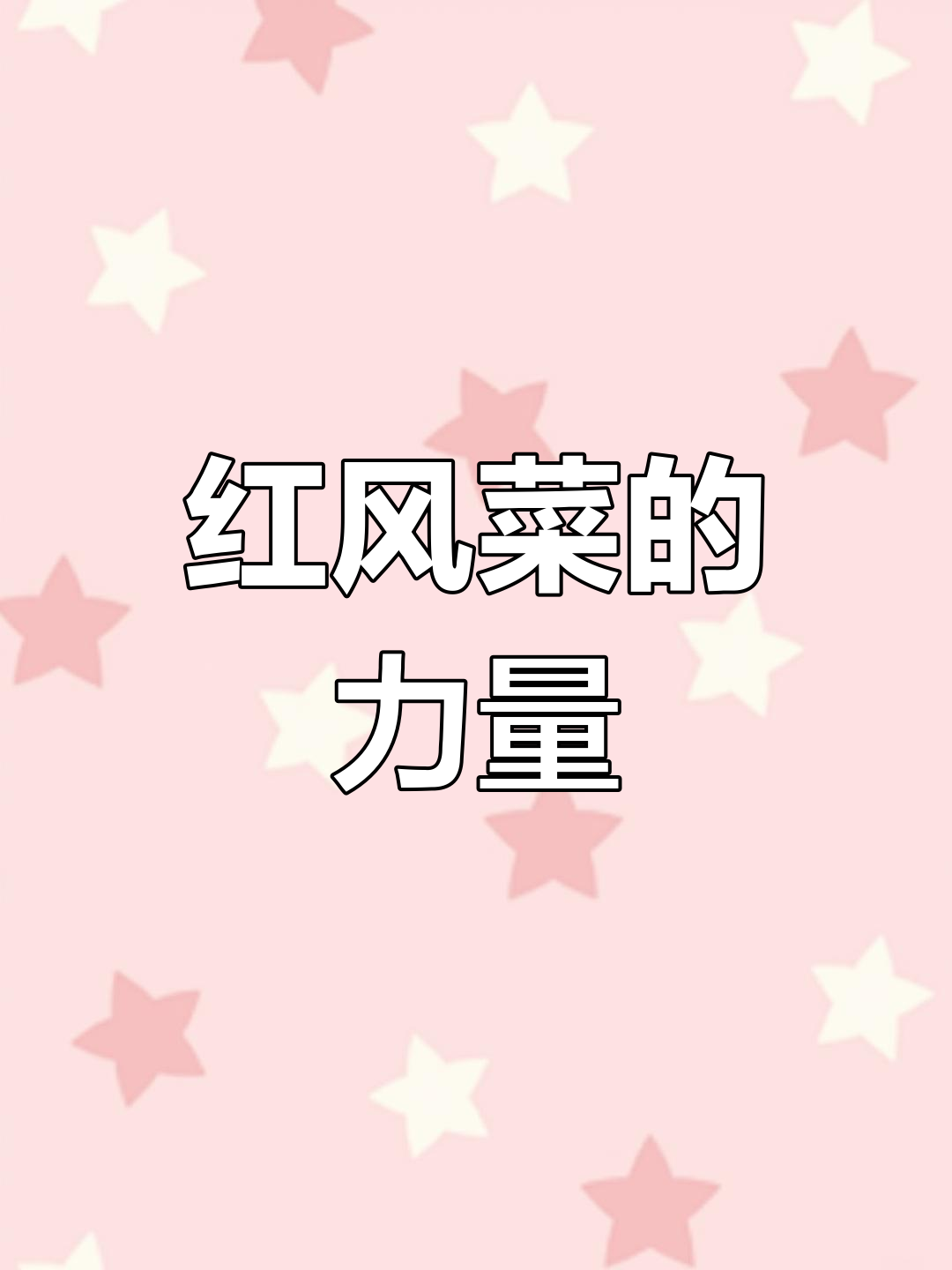 你知道红风菜的能量吗?它竟然这么强大!