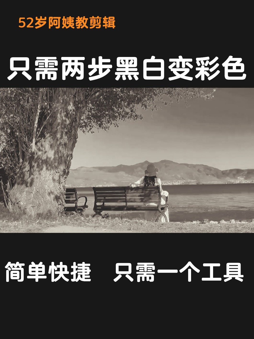 两步教会你视频从黑白变彩色