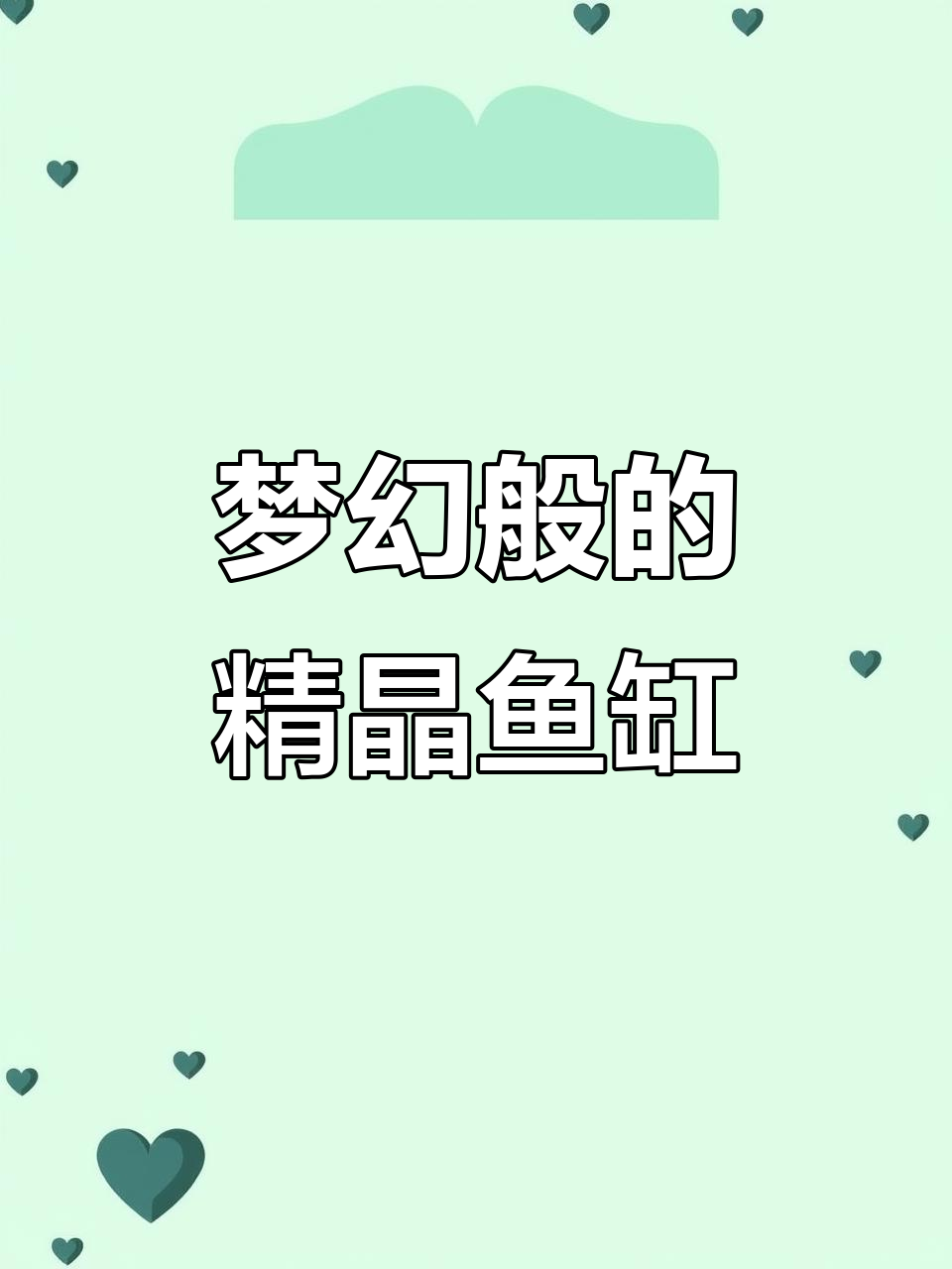 梦中情缸?这款精晶鱼缸太美了!