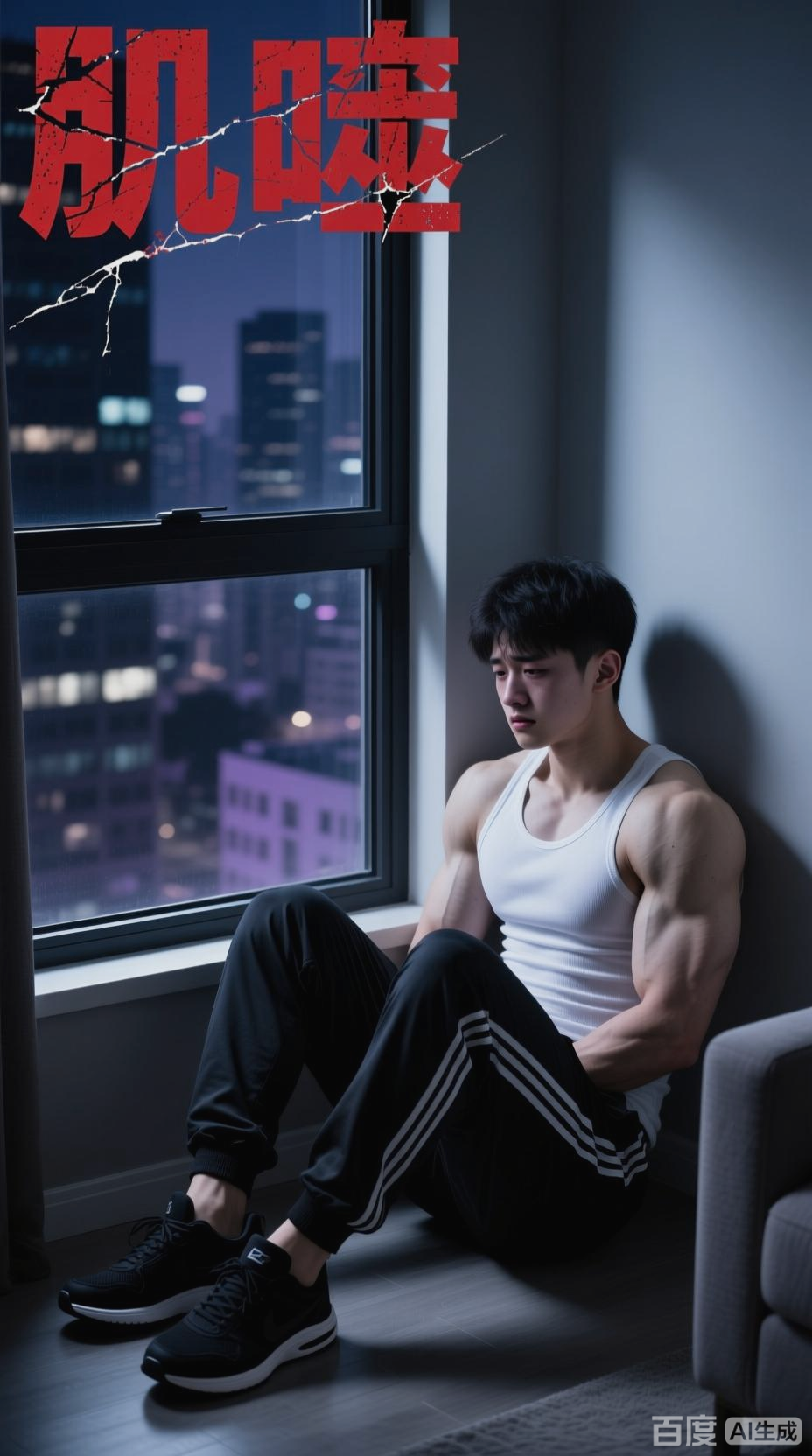 健身过度的少年，肌肉失控膨胀