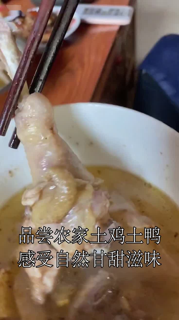 品尝农家土鸡土鸭感受自然甘甜滋味