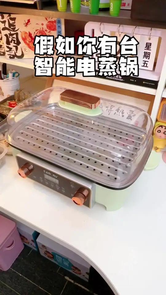 假如你有台智能电蒸锅 一人食记 今天吃什么 一个人也要好好吃饭 干饭才是头等大事 电蒸锅