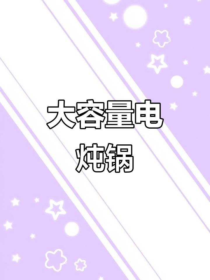 苏泊尔大容量电炖锅,适合全家共享的养生汤煲