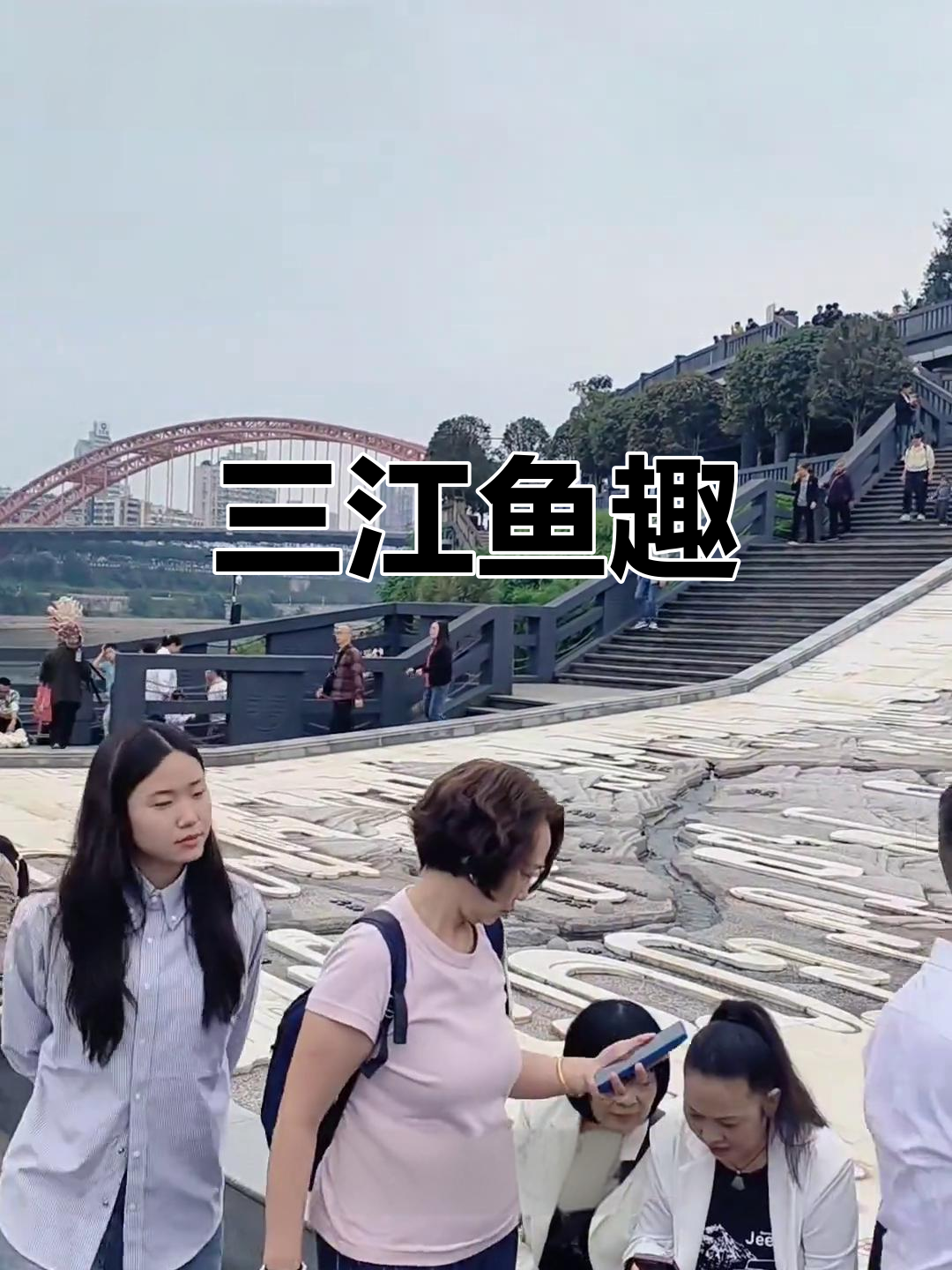 宜宾三江口，鱼群嬉戏，尽显自然之美