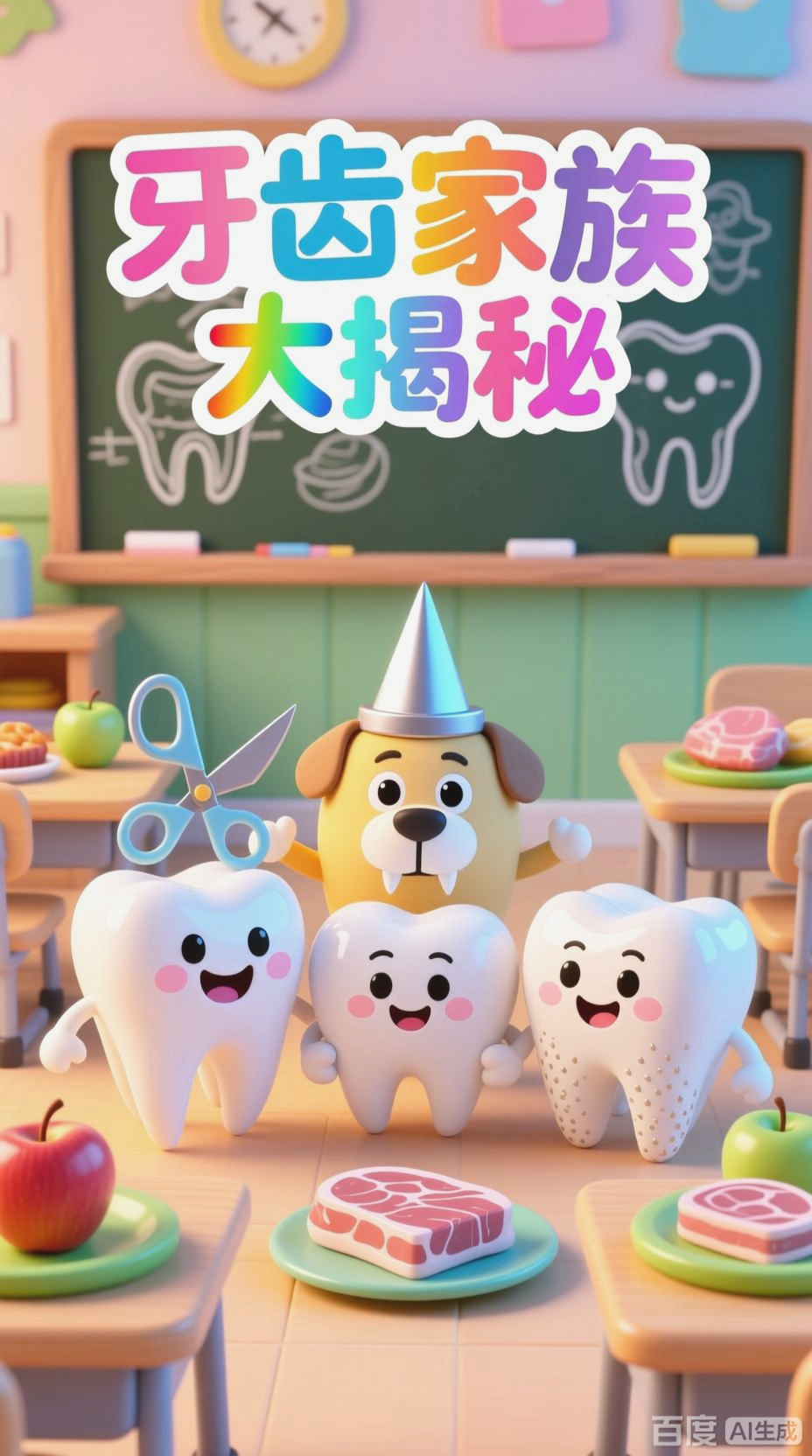 牙齿形状大揭秘,用途各不同