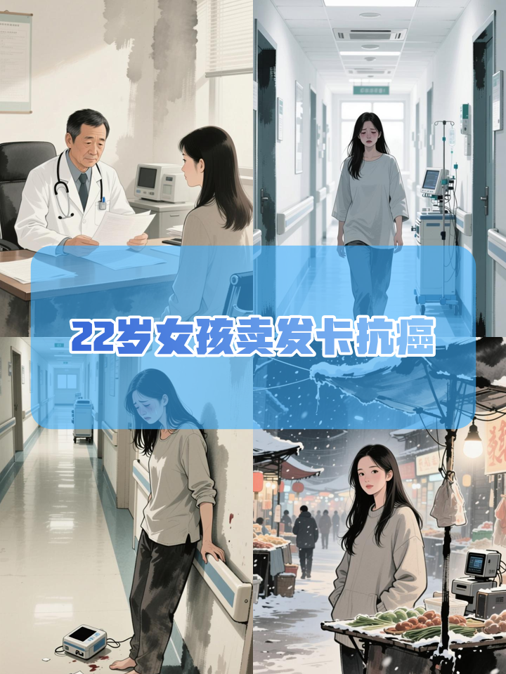 22岁患白血病女孩 摆摊卖发卡赚钱治病，“刚开始以为是拉伤 在家瘫痪躺了半年”，“疼得受不
