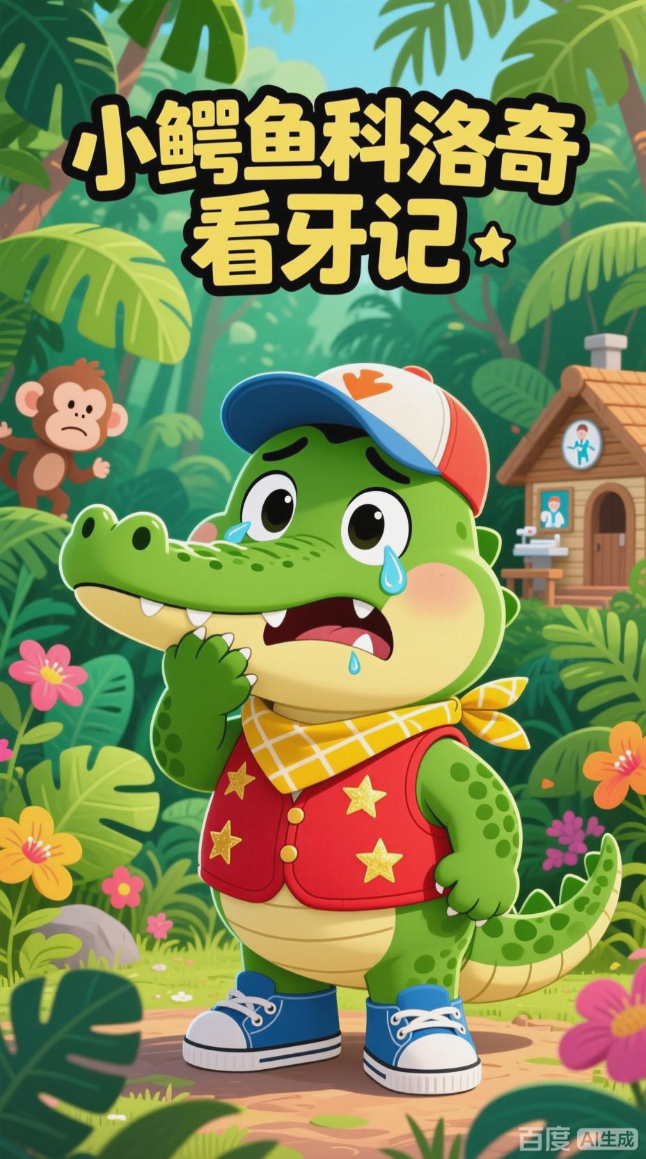 小鳄鱼牙疼,讲卫生惜友谊
